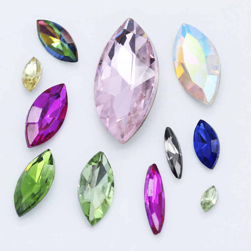 Marquise Glass Rhinestones