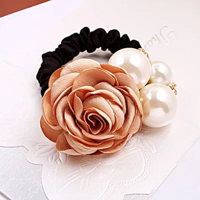 Handmade Camellia Hair Tie