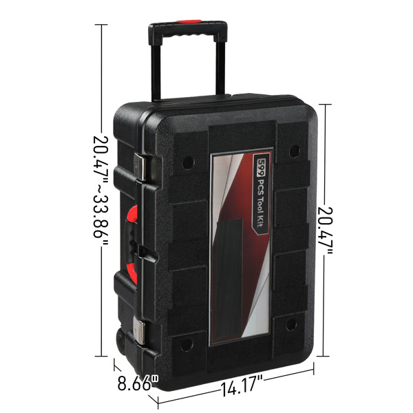 599-Piece Home Tool Set with 21V Cordless Drill