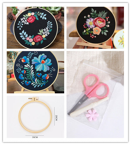 3D Flower Embroidery Kit