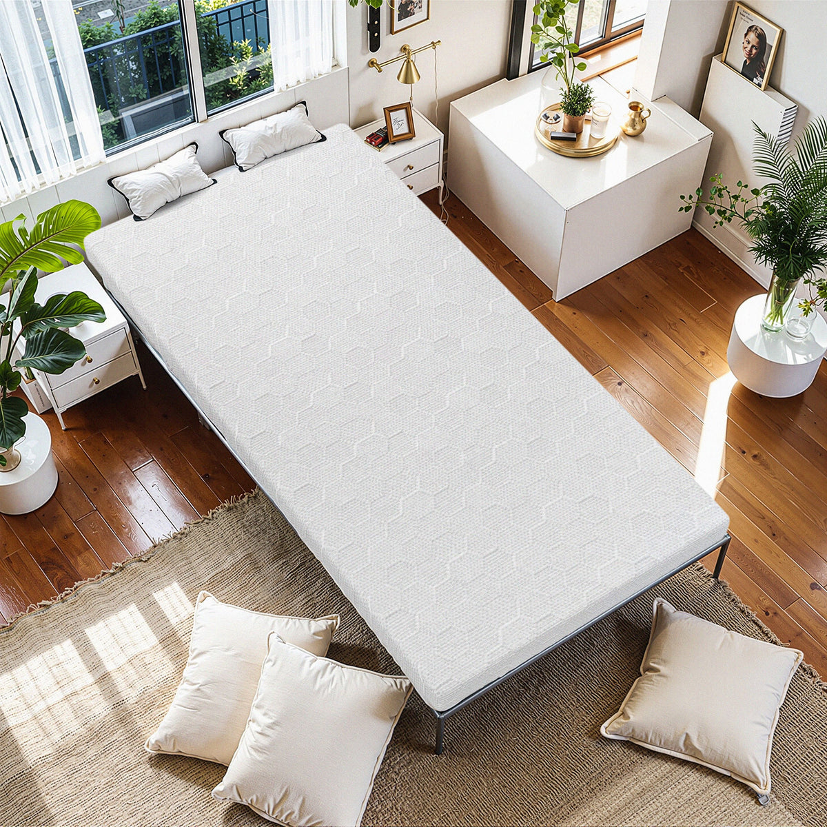 3-Inch Memory Foam Mattress Topper (Twin)
