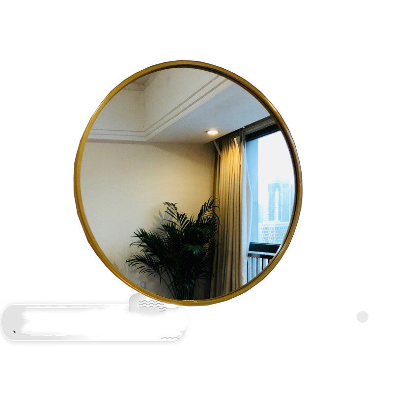 Round Metal Wall Mirror