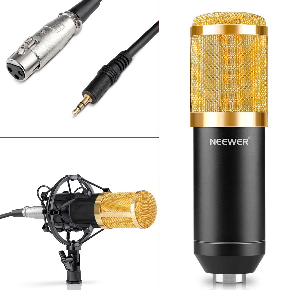 Studio Condenser Microphone Kit with Shock Mount