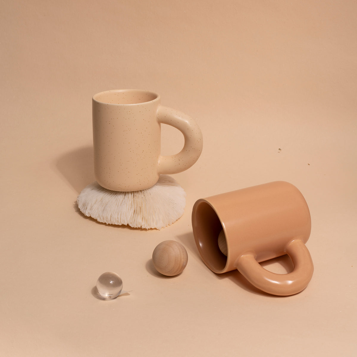 Nordic Minimalist Mug with Spoon