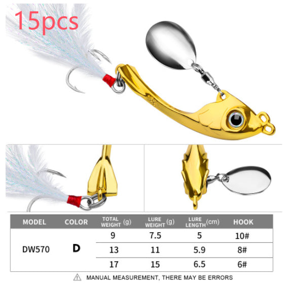 Spinning Spoon Fishing Lure