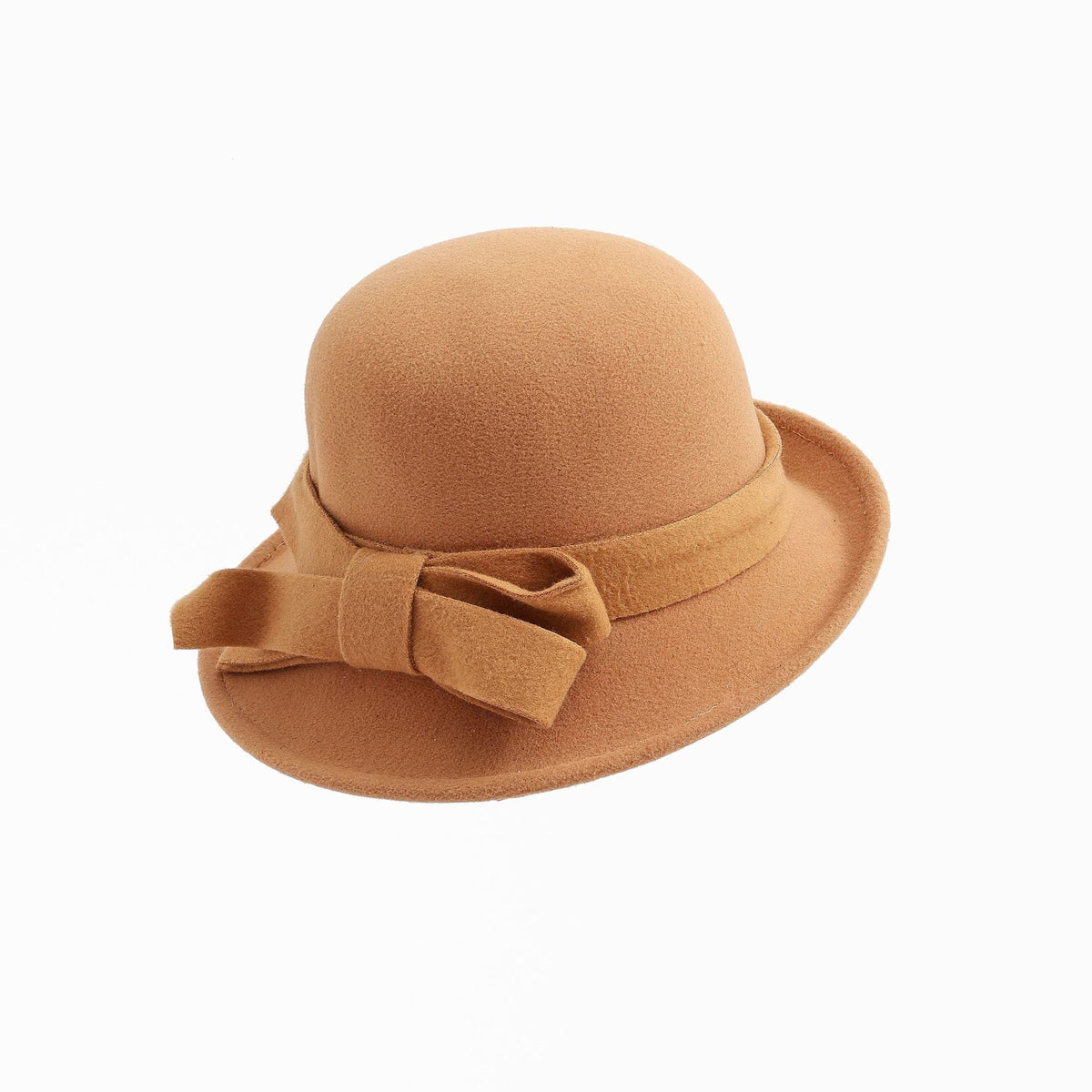 French Retro Wool-Blend Bowler Hat