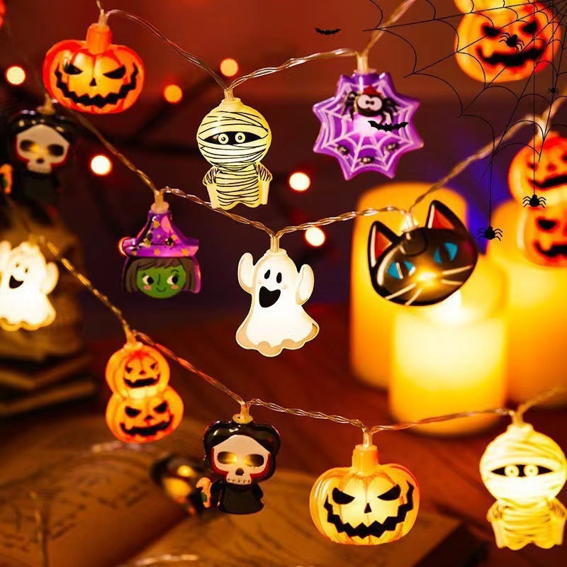 Halloween Pumpkin & Ghost String Lights