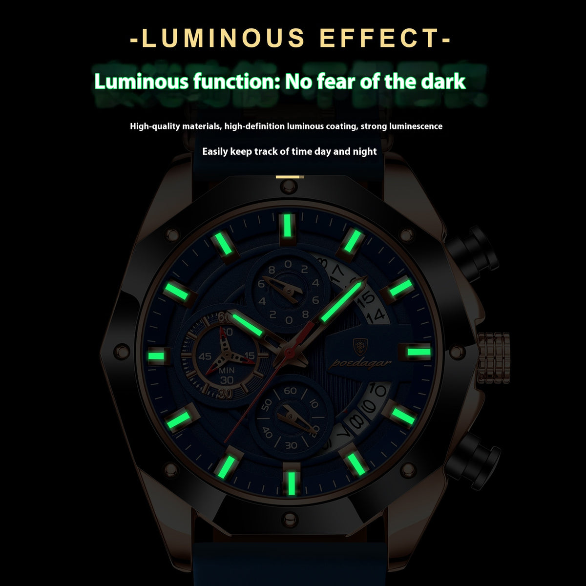 Men's Multi-Dial Sports Watch