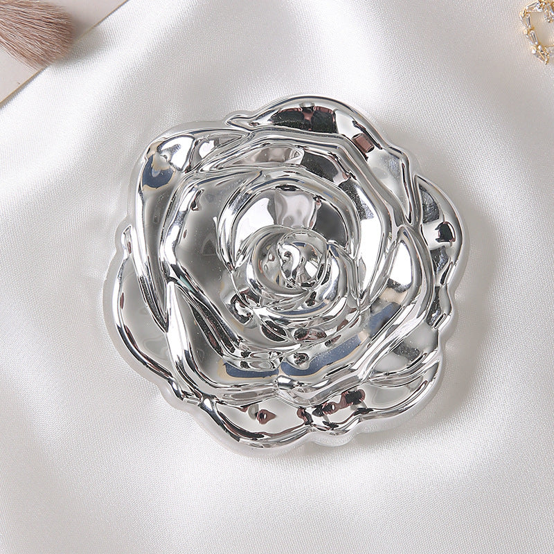 3D Rose Compact Mirror
