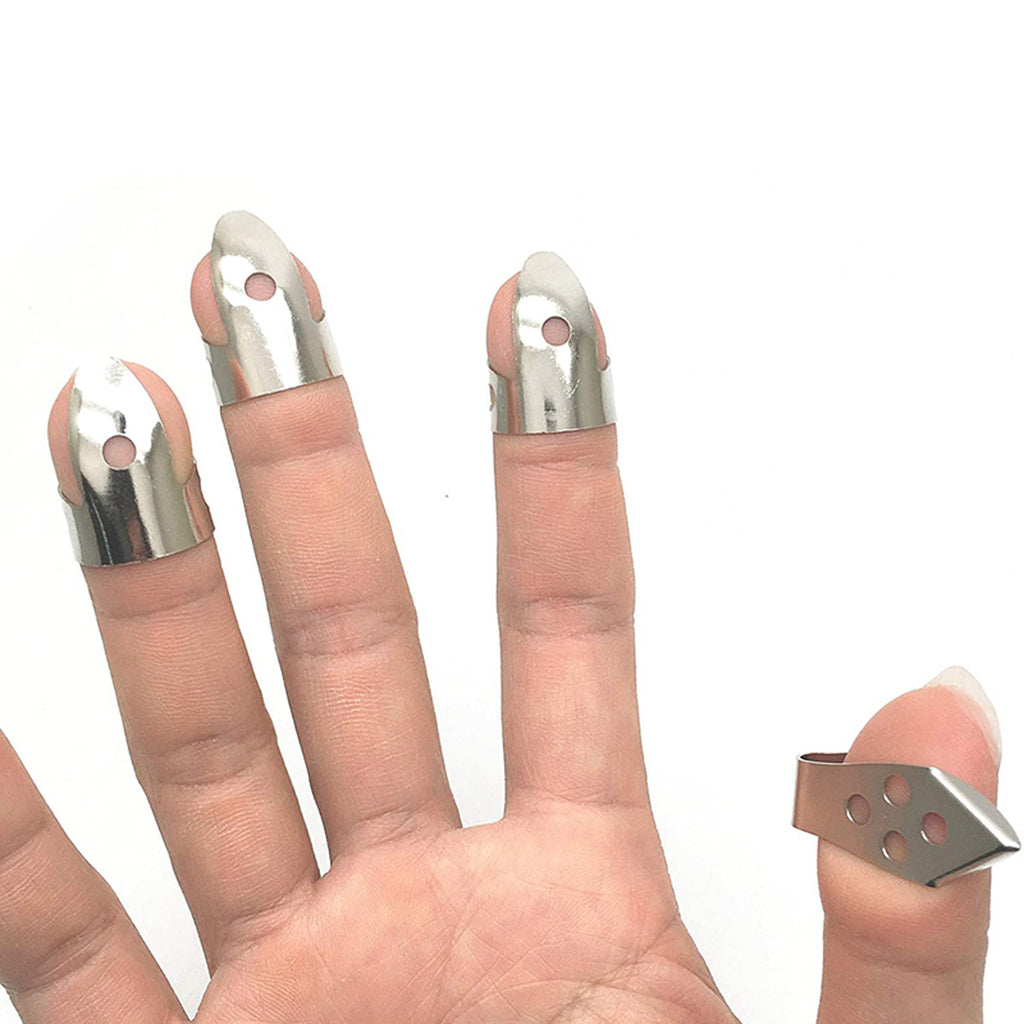 Metal Guitar Finger Picks (4 pcs)