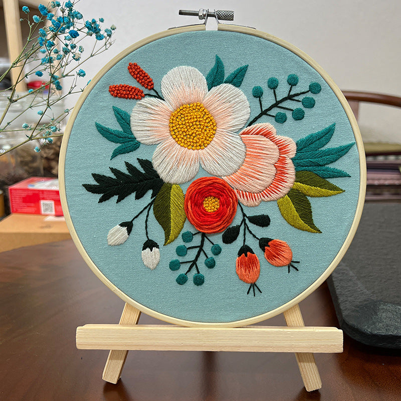 3D Flower Embroidery Kit