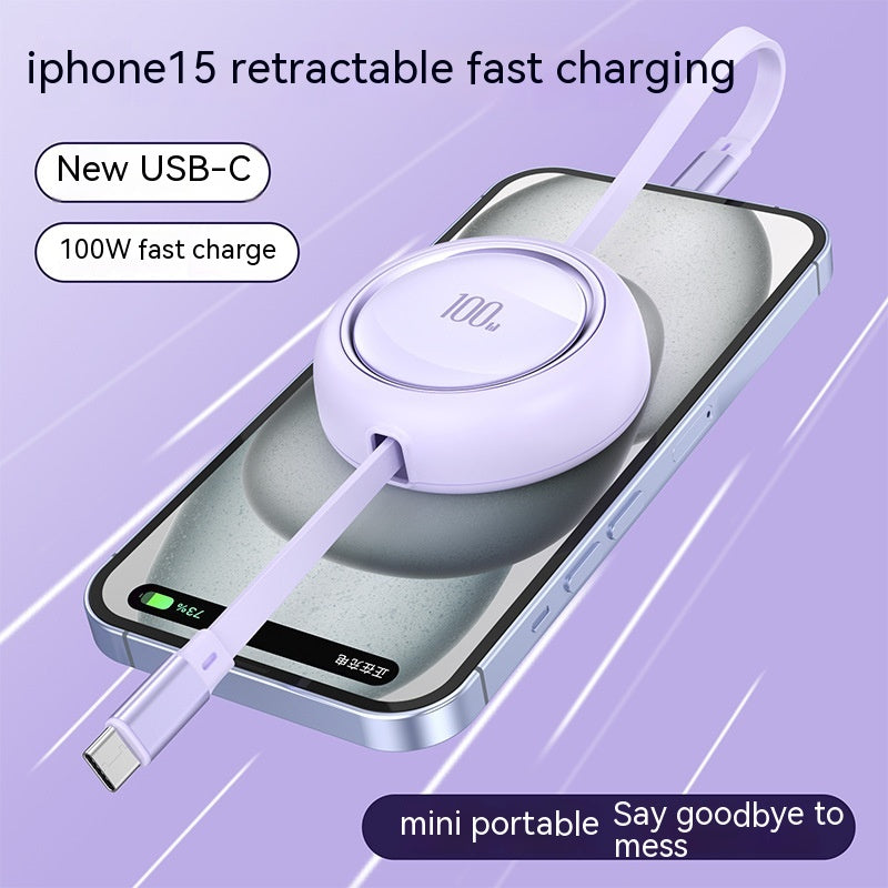 Retractable 100W Charging Cable