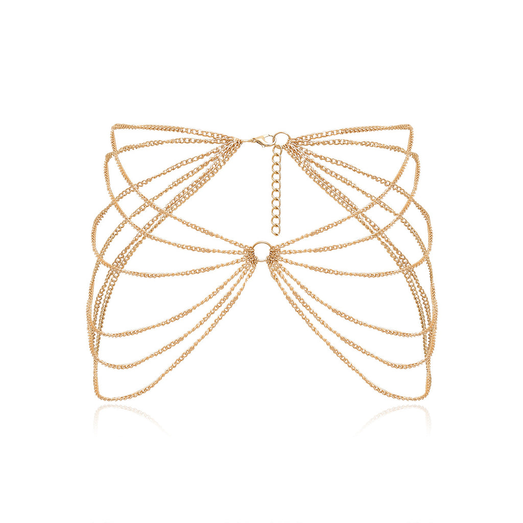 Geometric Metal Waist Chain
