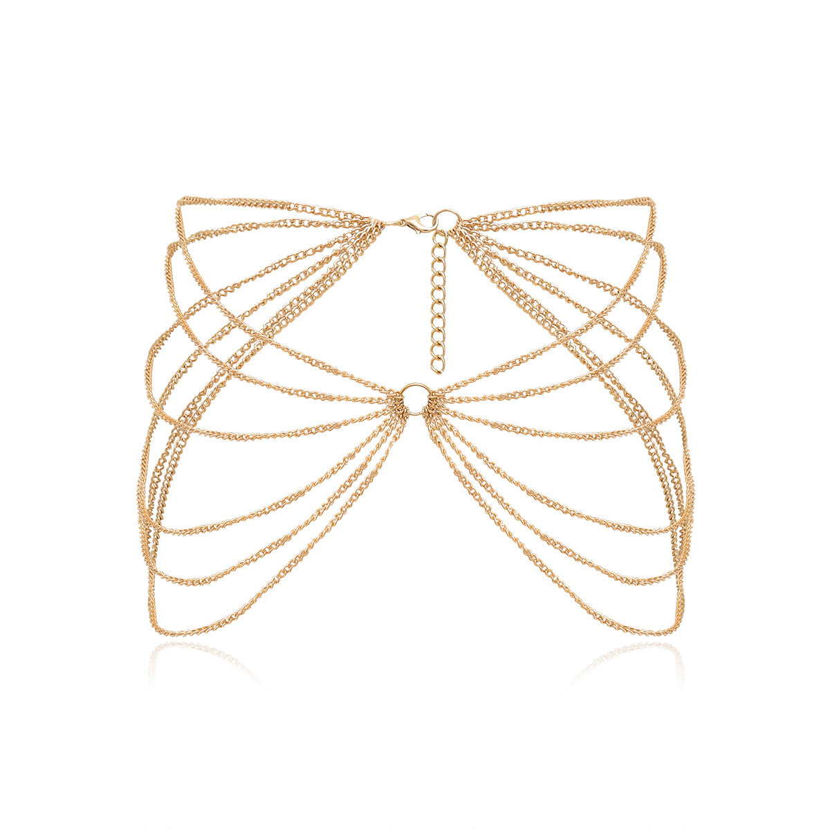 Geometric Metal Waist Chain