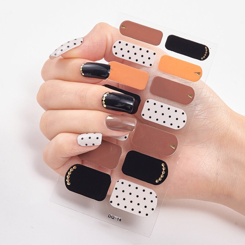 3D Embossed Nail Stickers