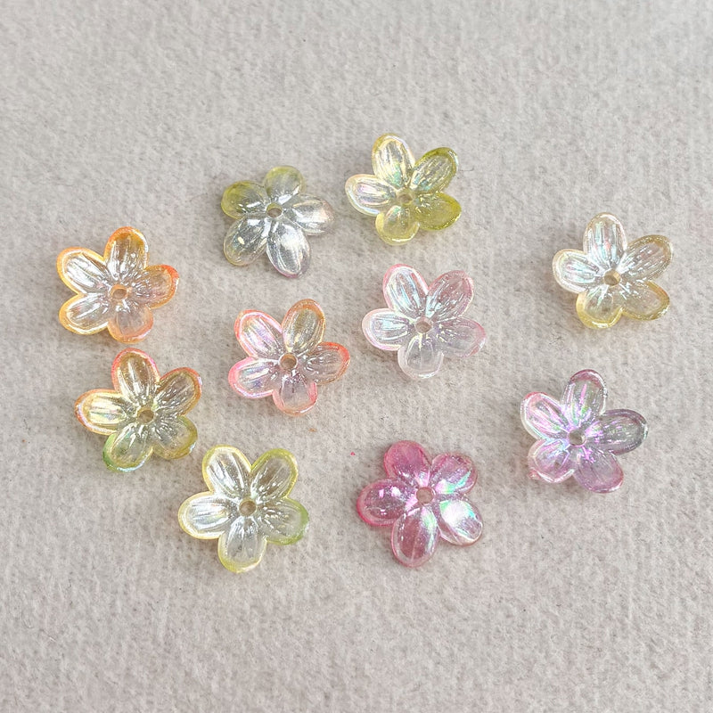 Glow-in-the-Dark Flower Beads