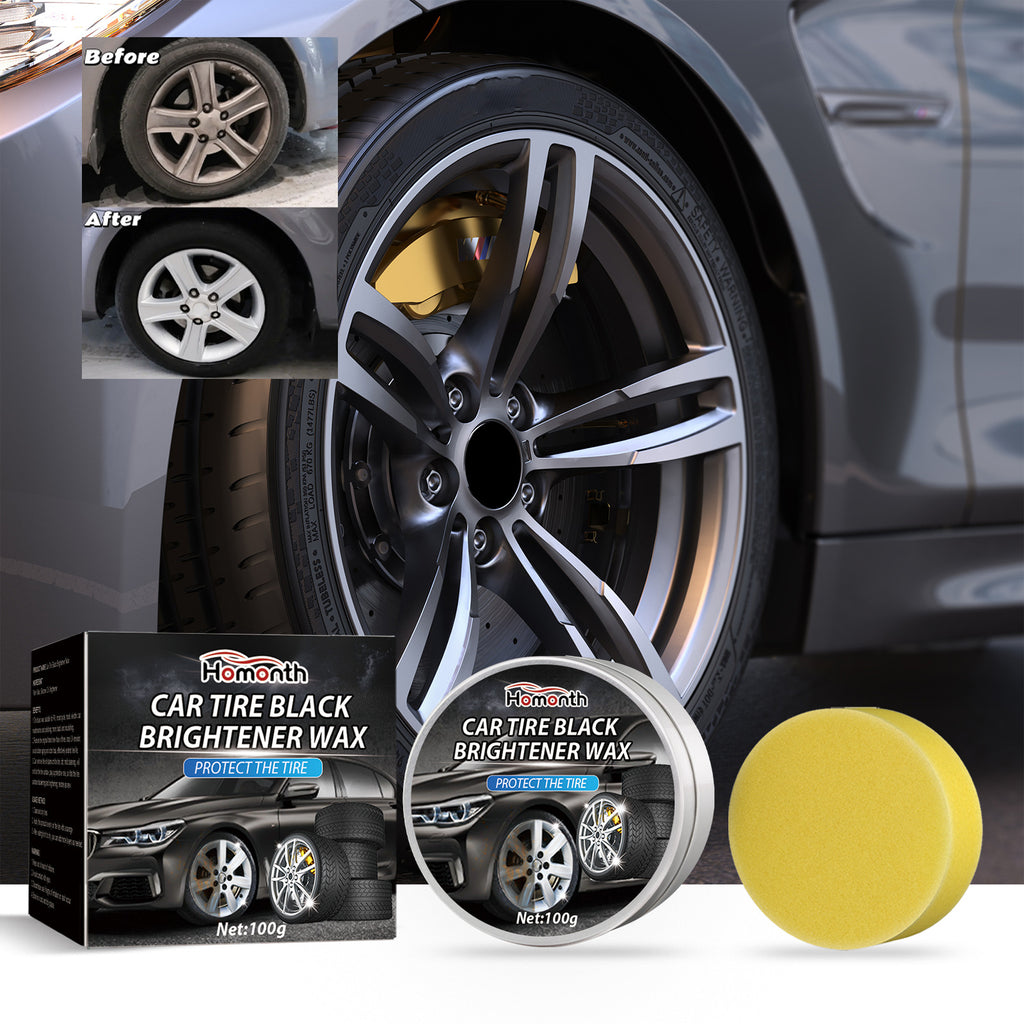 Tire Shine Wax with Sponge