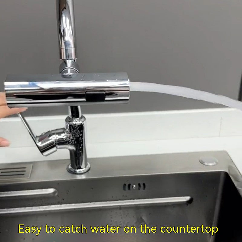 Rotating Waterfall Faucet Extender