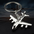 Metal Airplane Keychain