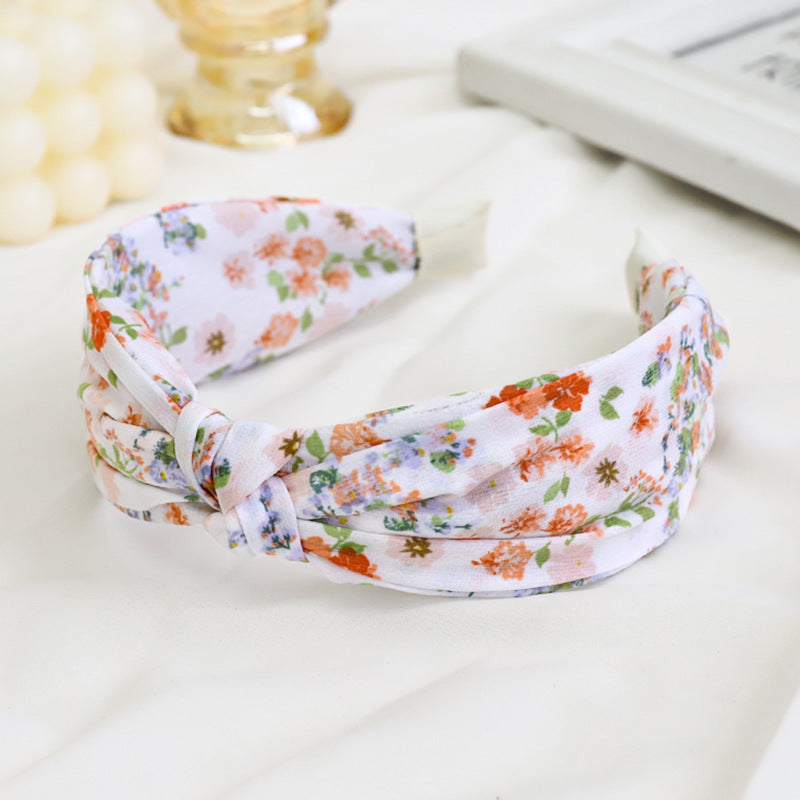 Floral Print Fabric Headband