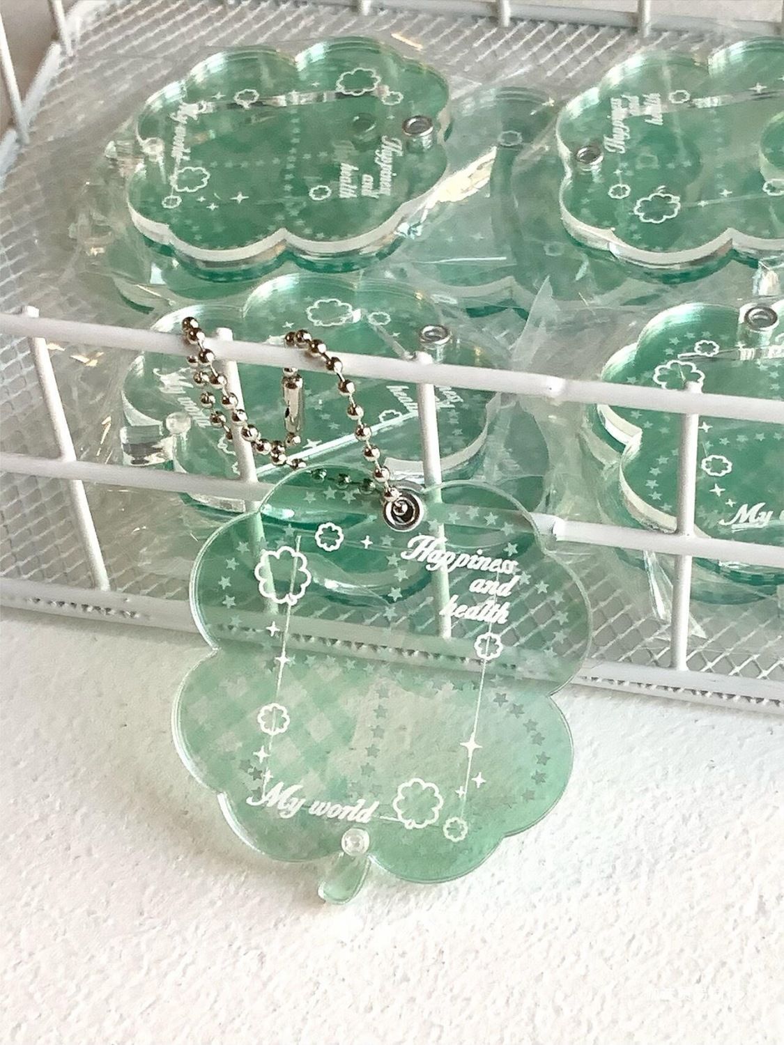 Lucky Clover Bag Charm