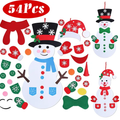 DIY Felt Christmas Snowman Set