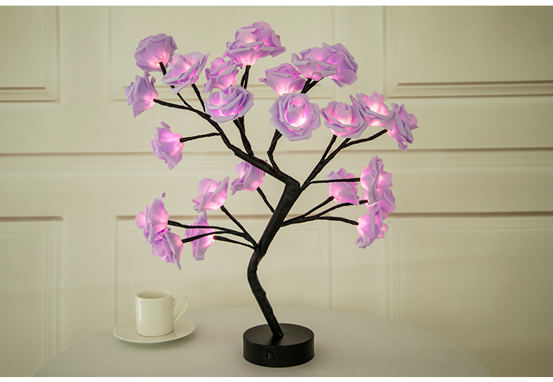 Rose Bonsai Tree Lamp