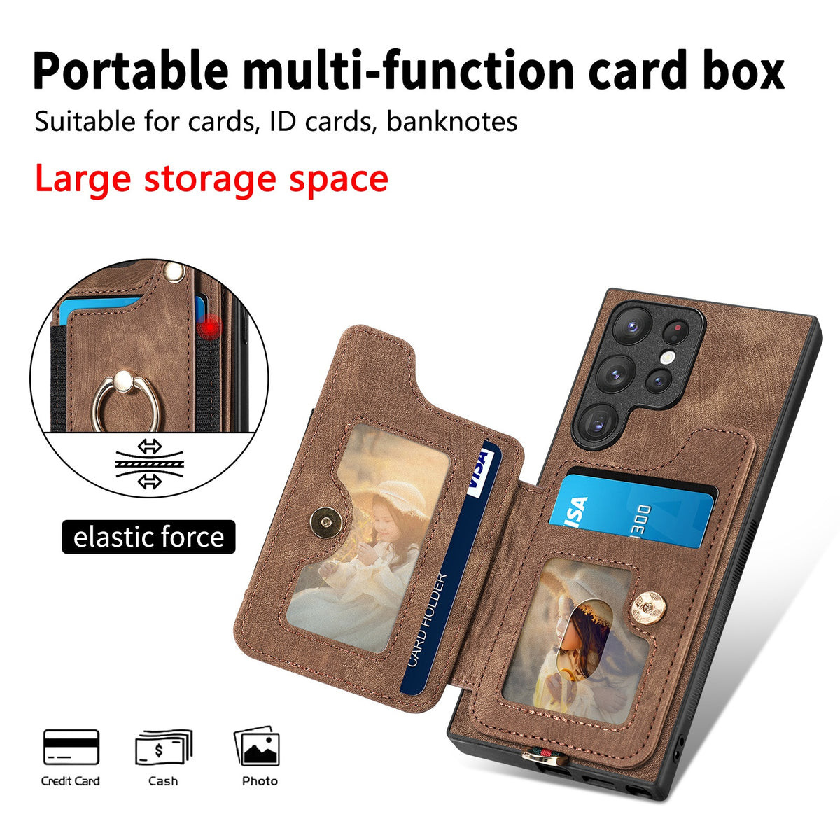 Card Holder Lanyard Case for Galaxy A