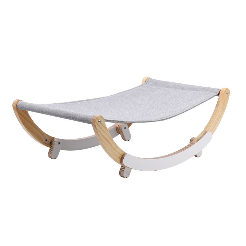 Raised Wooden Cat Bed