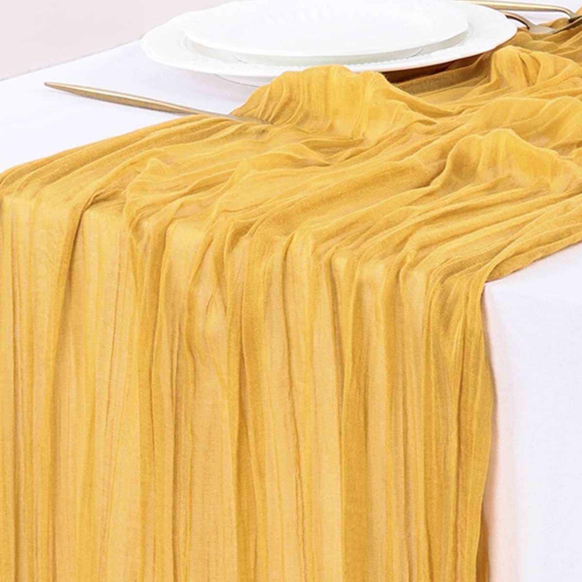 Bohemian Voile Table Runner