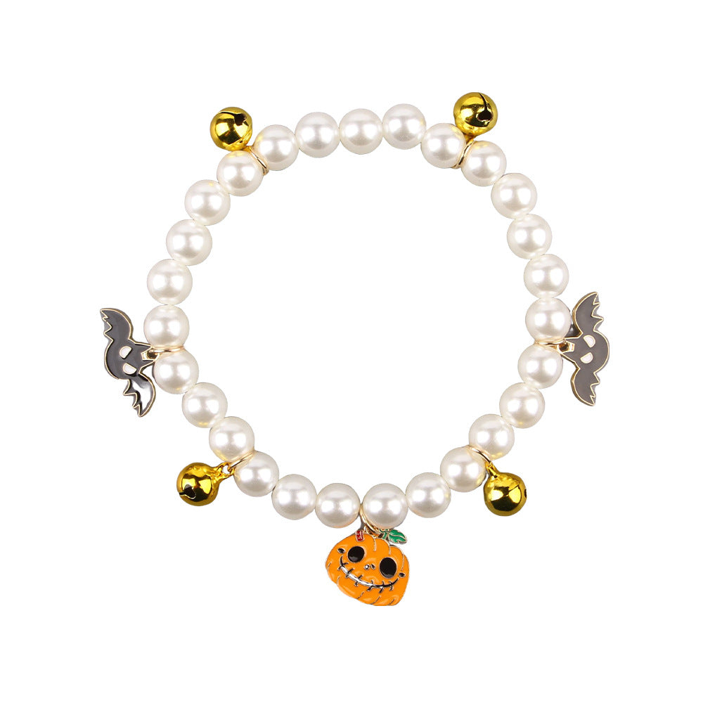 Halloween Pearl Pet Collar