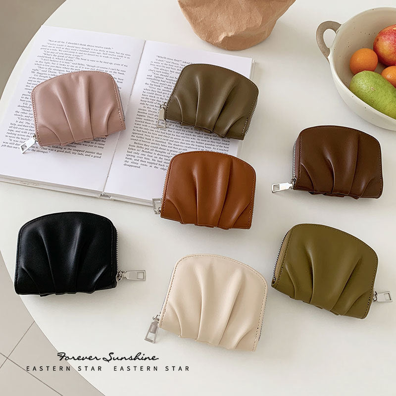Women's Ruffle Compact Wallet