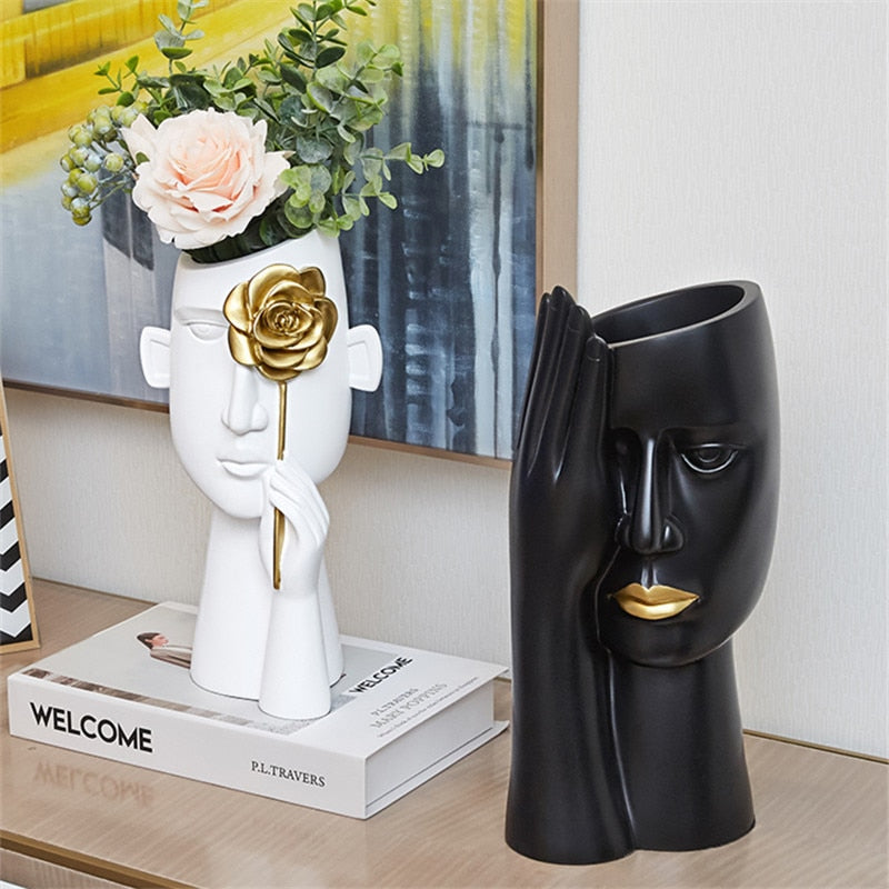 Sculpted Body Art Vase
