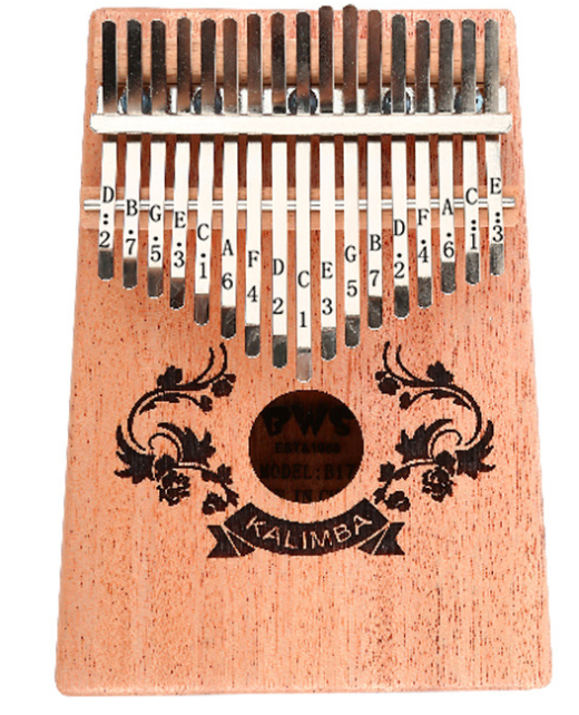 Mahogany Kalimba Thumb Piano