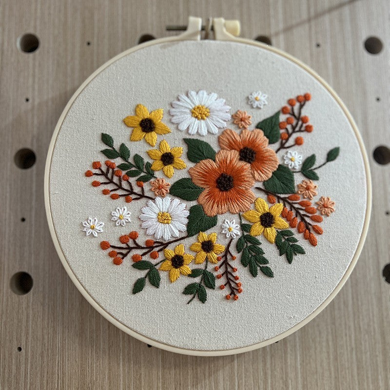 3D Flower Embroidery Kit