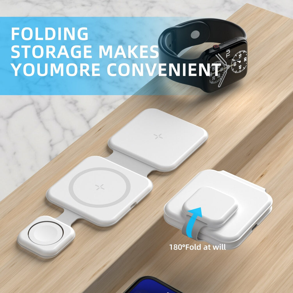 3-in-1 Foldable Wireless Charging Station
