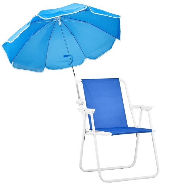Folding Beach Chair with Umbrella