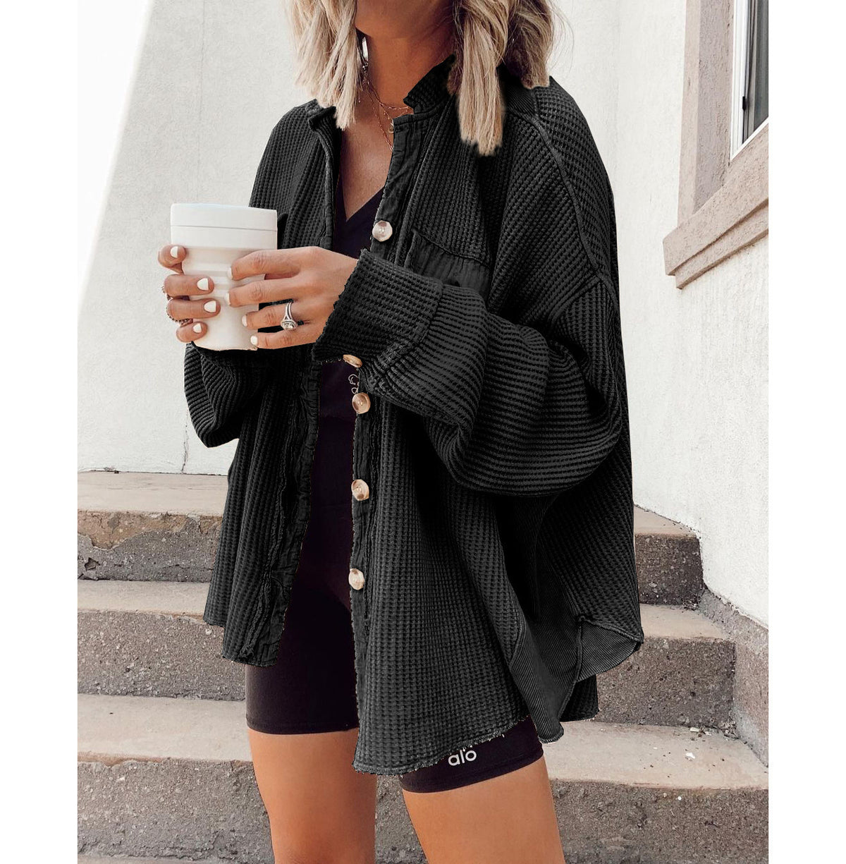 Women's Button-Up Shirt Jacket
