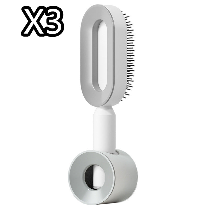 Self-Cleaning Cushion Hair Brush