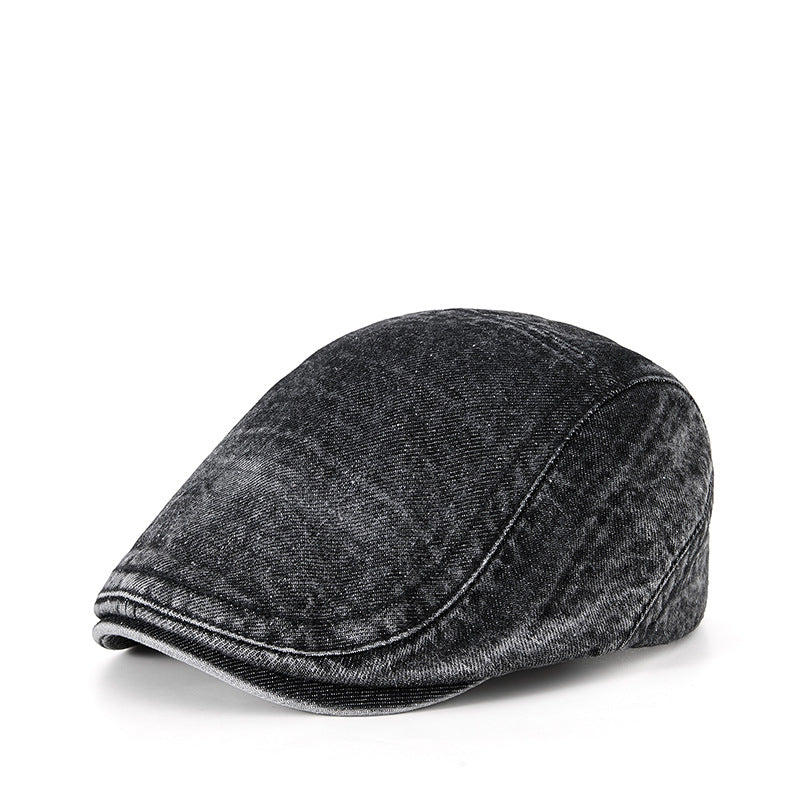 Denim Newsboy Cap