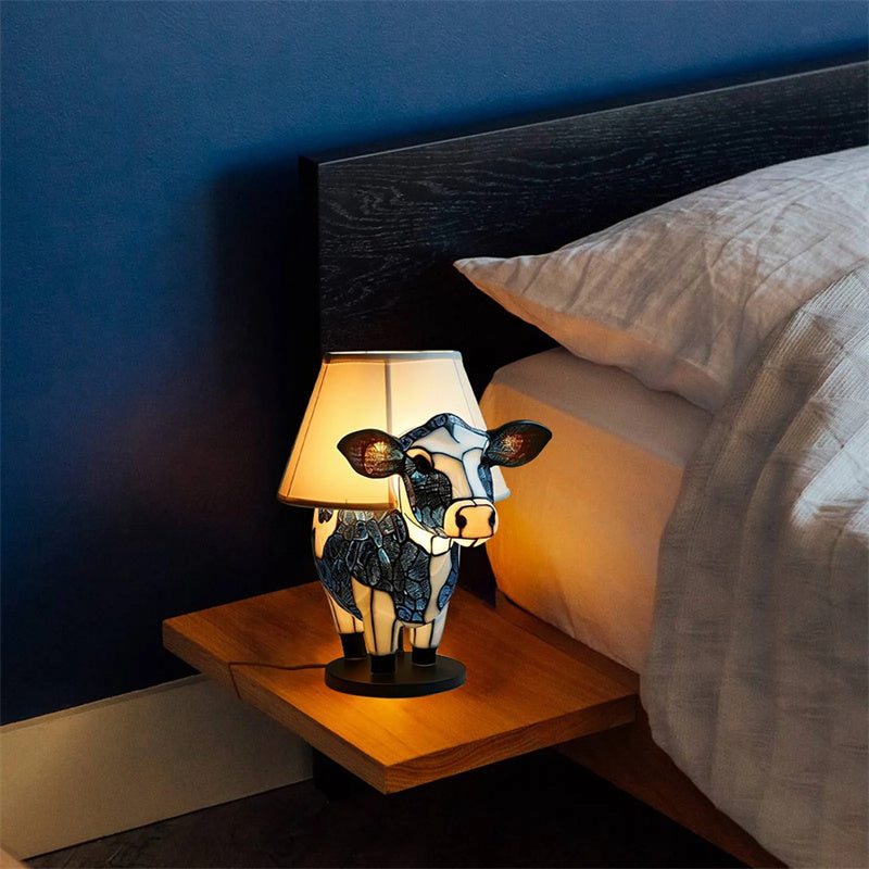 Flower Cow Table Lamp