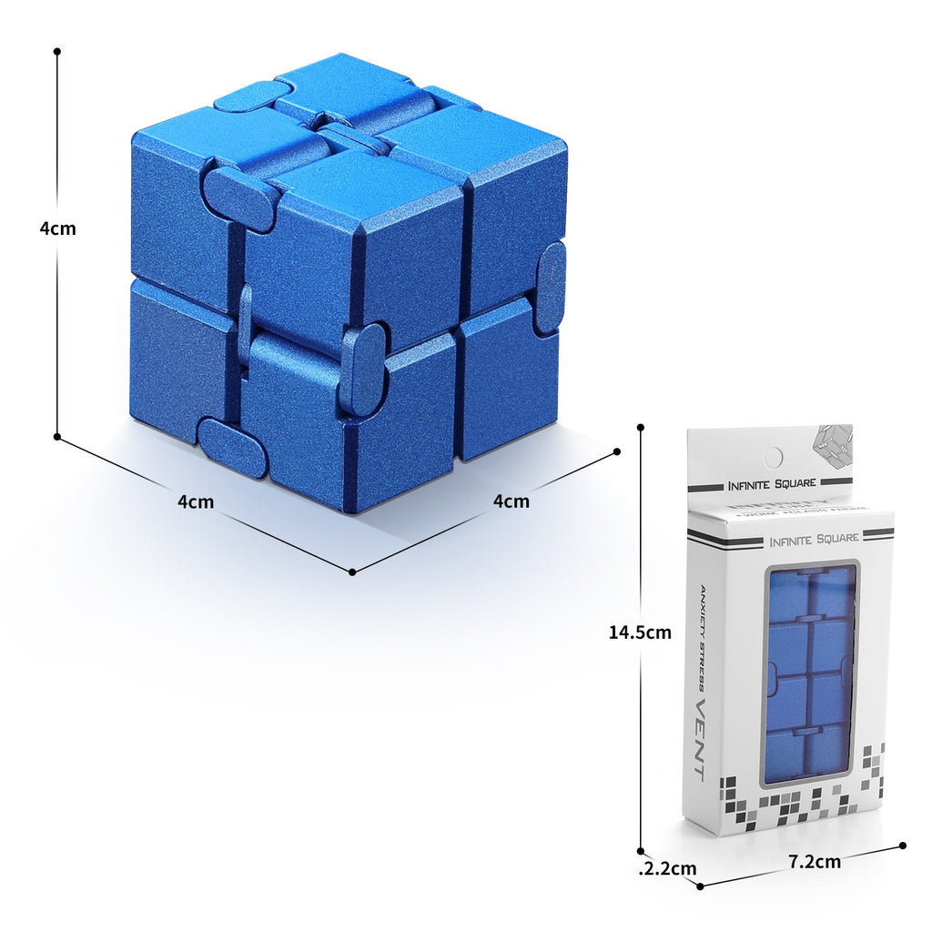 Aluminum Infinity Fidget Cube