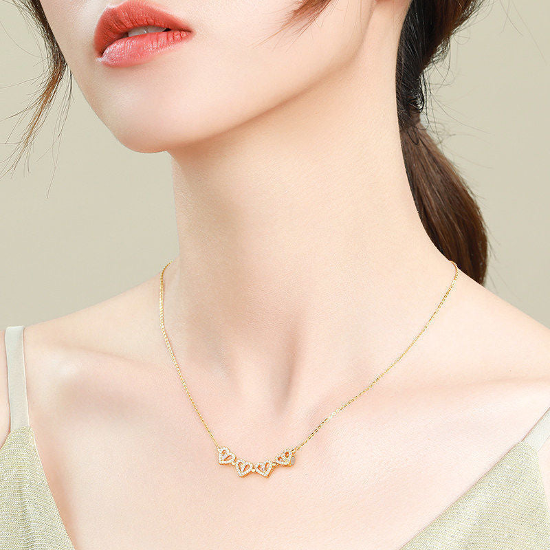 4-in-1 Heart Clover Necklace