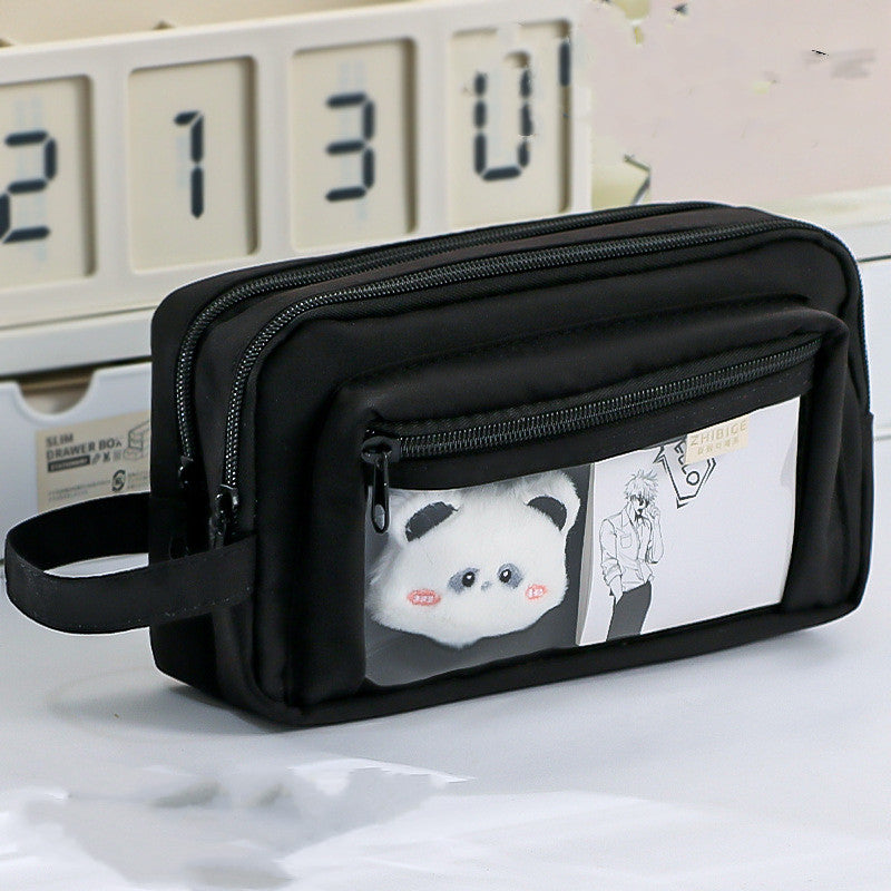 Clear Cartoon Pencil Case