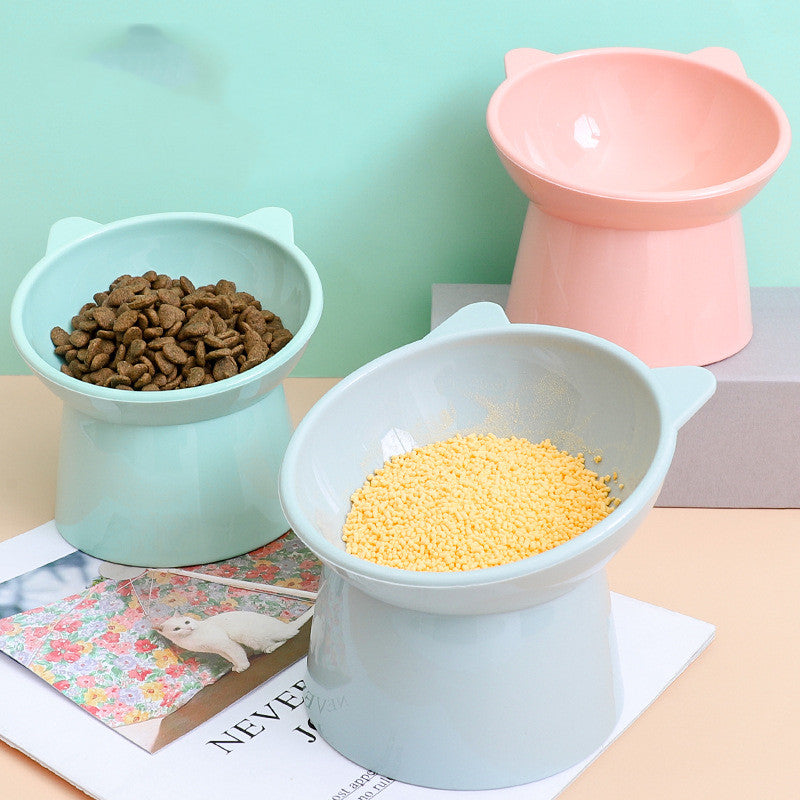 Tilted Cat Food Bowl