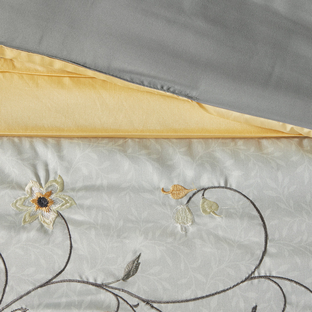 Embroidered 7-Piece Comforter Set (King)