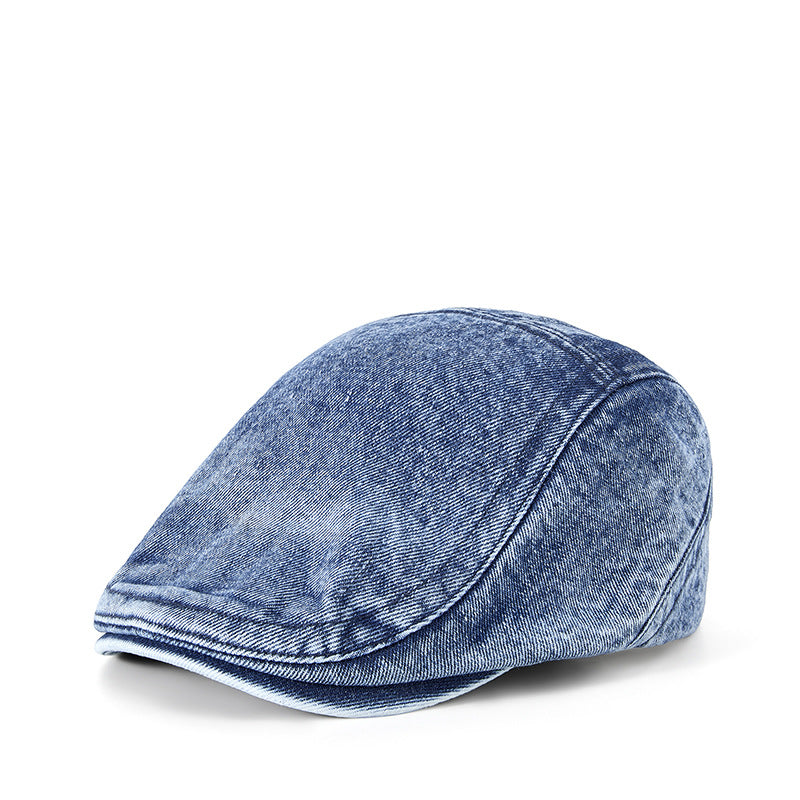 Denim Newsboy Cap