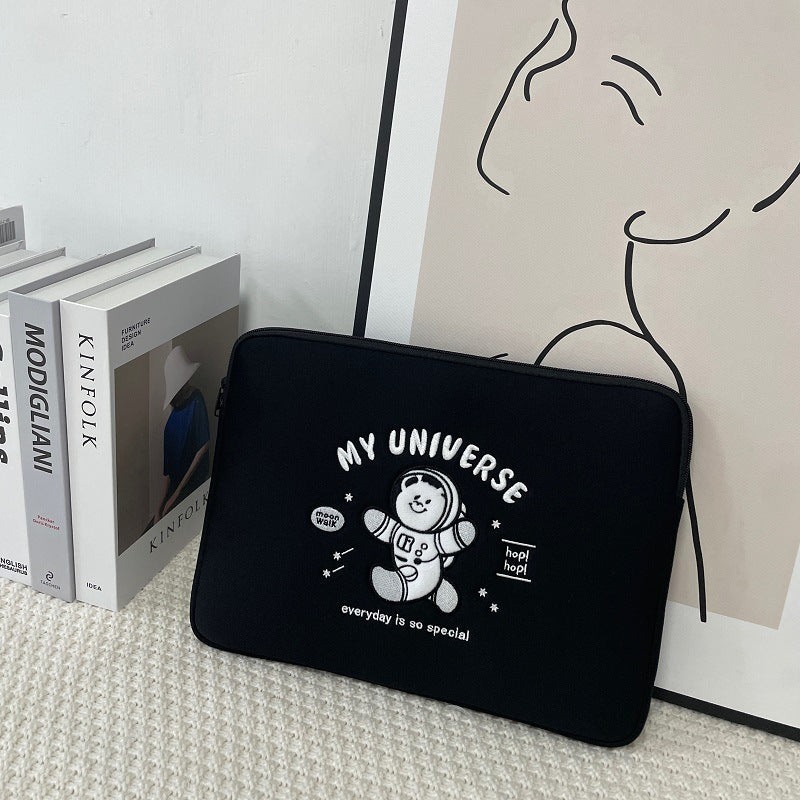 Cute Embroidered Laptop Sleeve