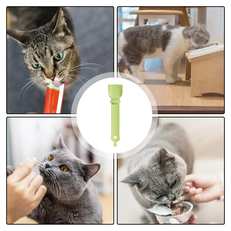 Cat Treat Squeeze Spoon