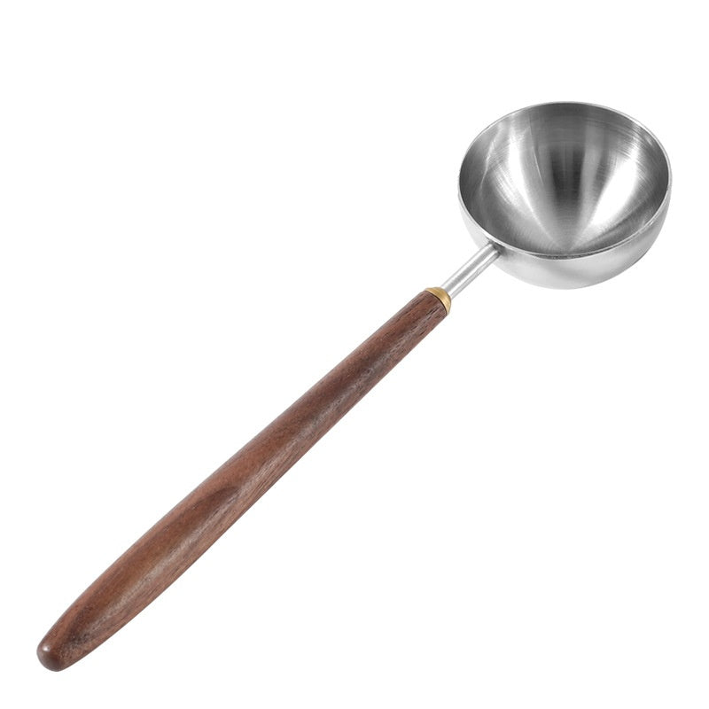 Walnut Handle Coffee Scoop